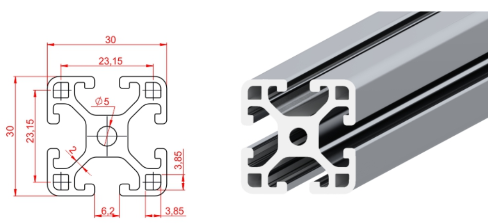30X30 SİGMA PROFİL LİGHT