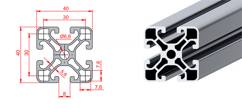 40X40 SÜPER LİGHT SİGMA PROFİL
