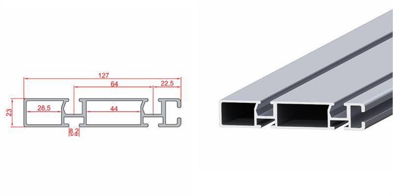 23X127 KONVEYÖR PROFİLİ