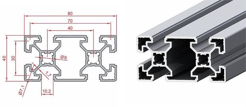 40X80 SİGMA PROFİL LİGHT