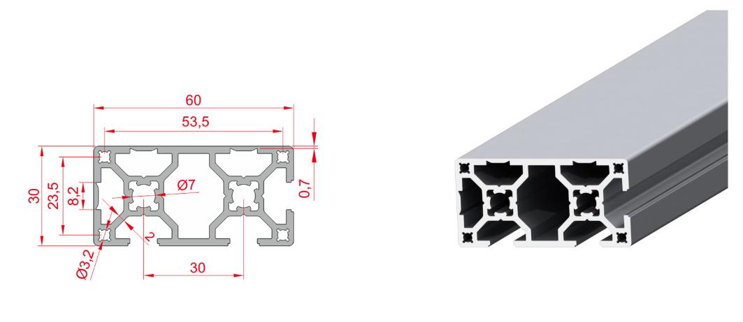 30X60 SİGMA PROFİL KAPALI