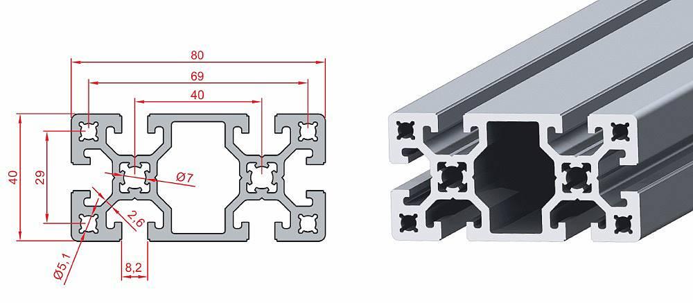40X80 SİGMA PROFİL AĞIR