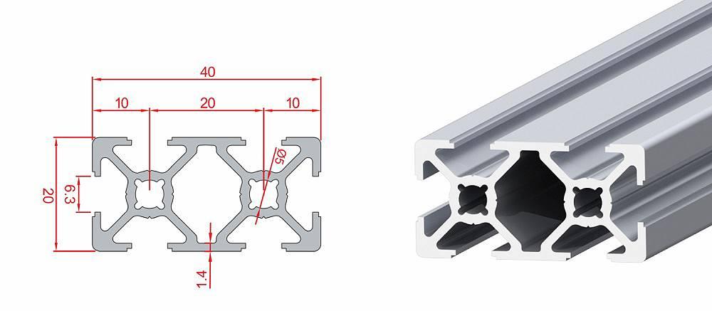 20X40 SİGMA PROFİL