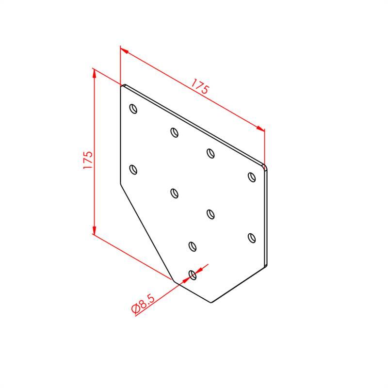 23X127 EK T BAĞLANTI SACI